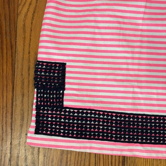 STS Sail to Sable Cotton Shift Dress in Pink and white Stripes size XS - Picture 5 of 9